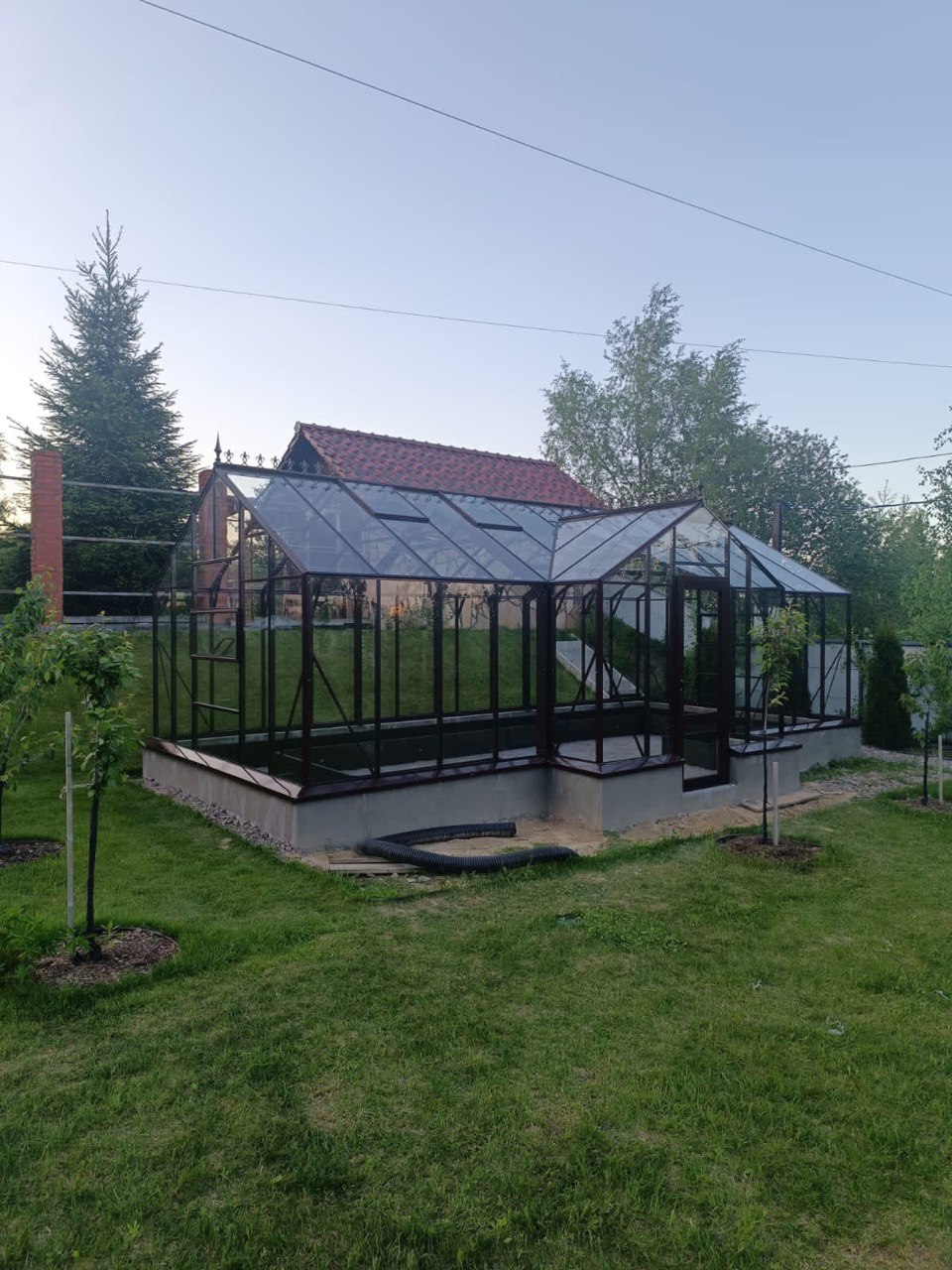 Ленточный фундамент под теплицу - фото 1