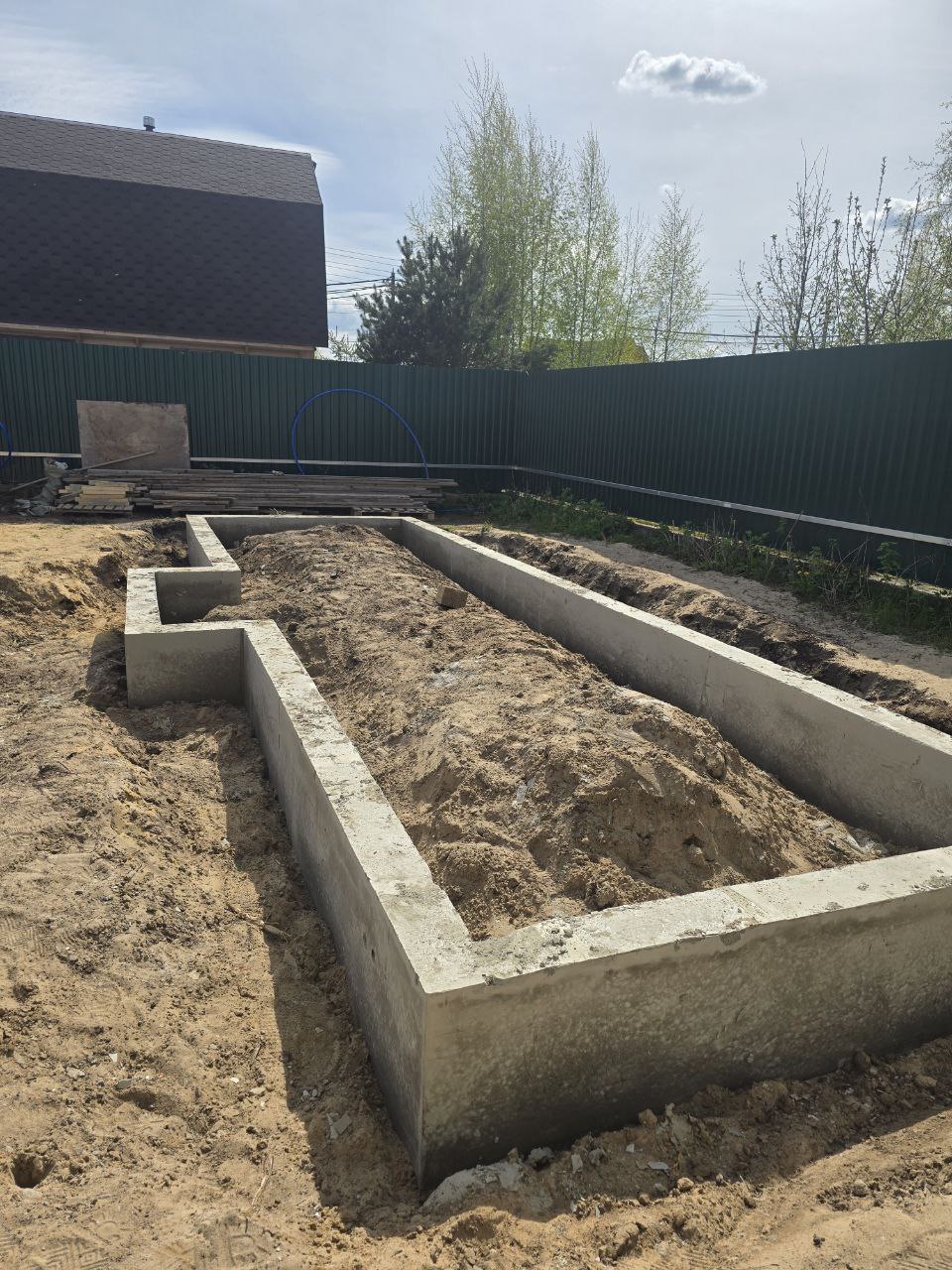 Ленточный фундамент под теплицу - фото 3