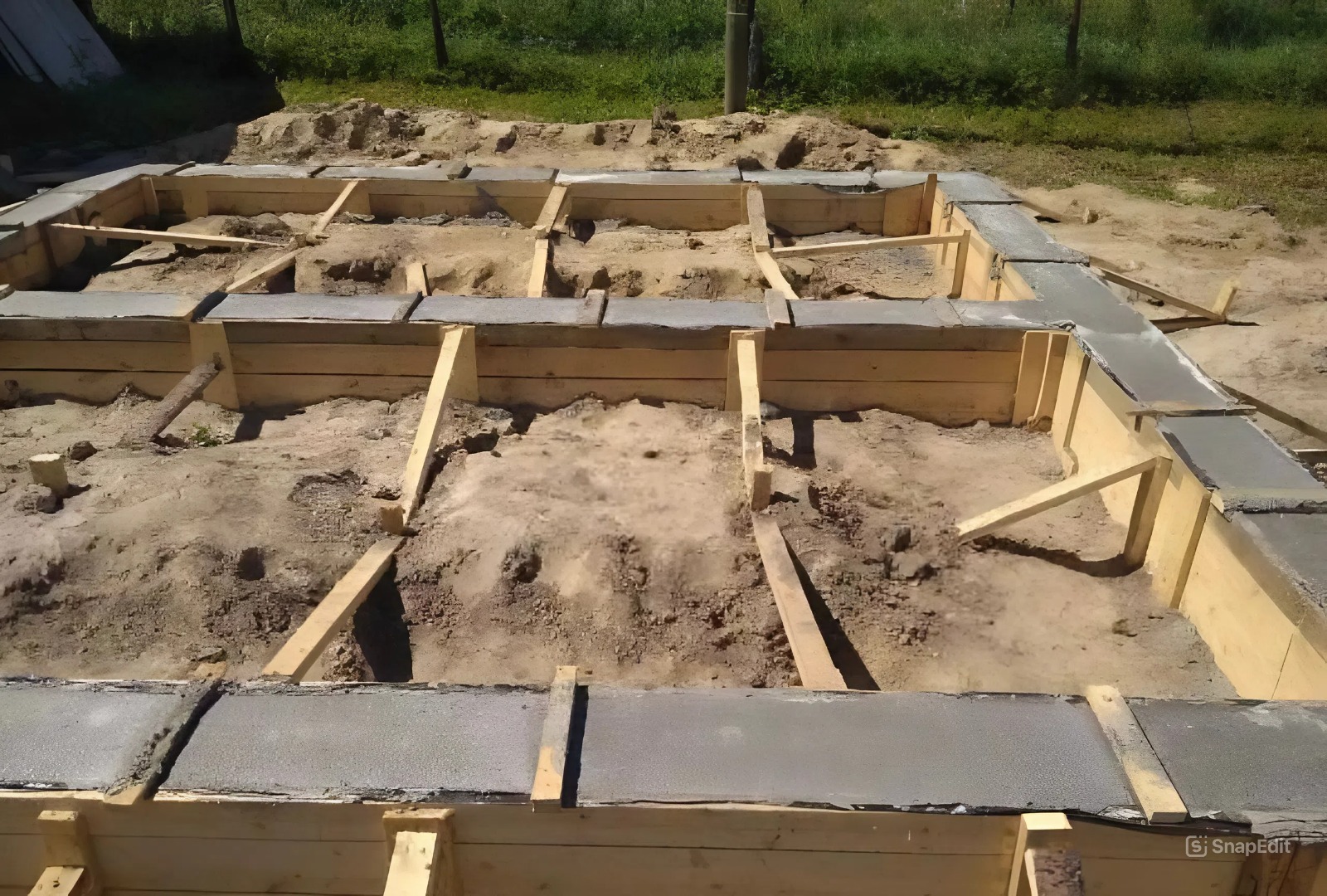 ЛЛенточный фундамент под баню - фото  3